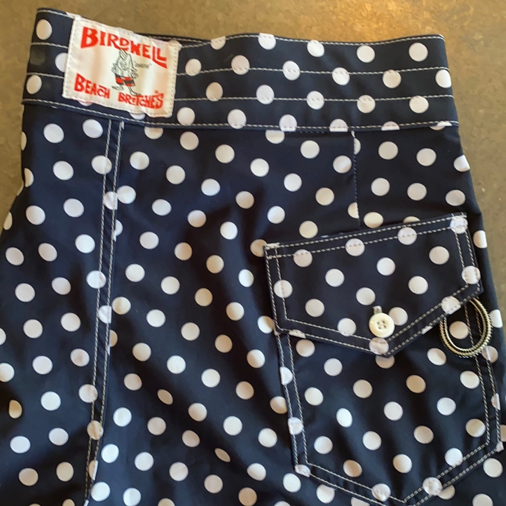 Men’s Birdwell Navy Polka Dot Britches 34”